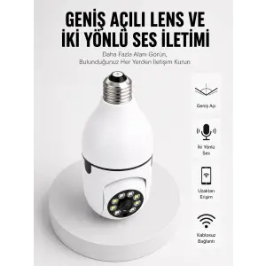 Akıllı Güvenlik Kamerası Full HD Görüntü ve Gece Görüş Özellikli Yeni Nesil