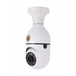 Akıllı Kamera Wifi Kamera Duylu Ampul Görünümlü 360 Derece Dönebilen Ev Kamerası