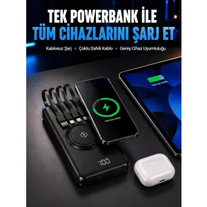 Akıllı Koruma Sistemli Powerbank – Hızlı, Güvenli ve Modern