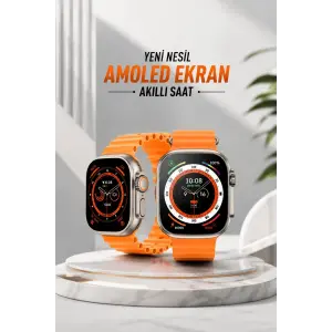 Akıllı Saat Android ve İOS Uyumlu 49 MM NFC Özelliği GPS Takibi