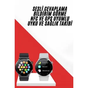 Akıllı Saat Arama Cevaplama Müzik Dinleme GPS Takibi