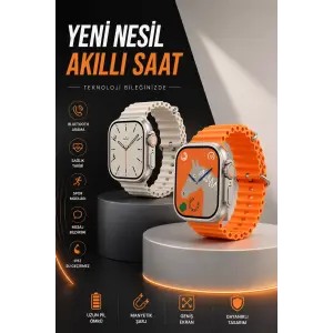 Akıllı Saat Bluetooth Bağlantılı Uyku ve Sağlık Takibi