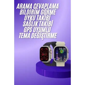 Akıllı Saat Bluetooth Bağlantılı Uyku ve Sağlık Takibi