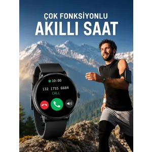 Akıllı Saat Çok Fonksiyonlu Sesli Görüşme NFC Uyumlu Amoled Ekran