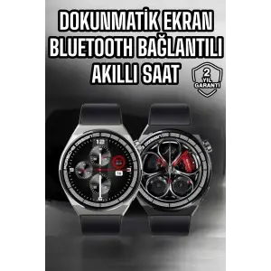 Akıllı Saat Dokunmatik Ekran Sesli Görüşme ve Bildirim Görme Sağlık Takibi