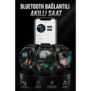 Akıllı Saat GPS VE NFC Özelliği Sesli Görüşme Dokunmstik Ekran
