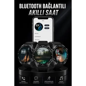 Akıllı Saat GPS VE NFC Özelliği Sesli Görüşme Dokunmstik Ekran