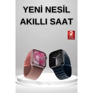 Akıllı Saat İos Andorid Destekli Arama Özeliği Sensörlü Bluetooth Bağlantılı