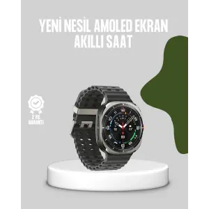Akıllı Saat Kablosuz Şarj Arama Cevaplama ve Geniş Ekran Desteği