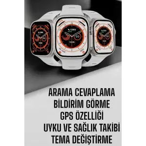 Akıllı Saat Nabız Ölçebilen Yeni Nesil GPS ve Adımsayar Özelliği