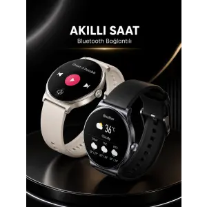 Akıllı Saat Sesli Görüşme Bluetooth Bağlantılı 3 Kordonlu