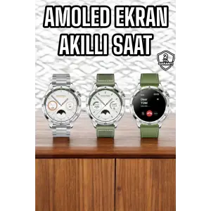 Akıllı Saat Sesli Görüşme Titreşimli Nabız Sensörlü Spor Modları
