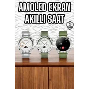 Akıllı Saat Sesli Görüşme Titreşimli Nabız Sensörlü Spor Modları