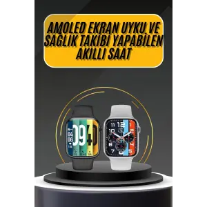 Akıllı Saat Yeni Nesil Android ve İOS Uyumlu Titreşim Modlu Alarm Kronometre