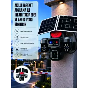 AOV Sürekli Kayıt Destekli 4G Dış Ortam Güvenlik Kamerası