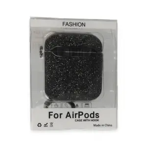 Apple Airpods 2 (2.nesil) Spell Simli Kılıf - Siyah