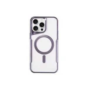 Apple İphone 11 Pro Max Kılıf Boyi Magsafe Silikon Kapak - Derin Mor
