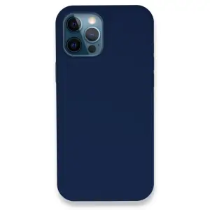 Apple İphone 12 Pro Kılıf Lansman Legant Silikon - Lacivert