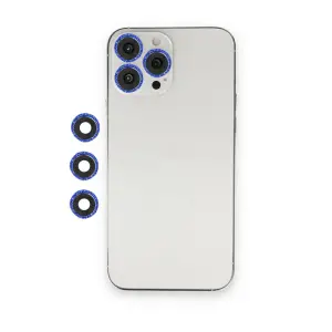 Apple İphone 12 Pro Max Shine Kamera Lens - Lacivert