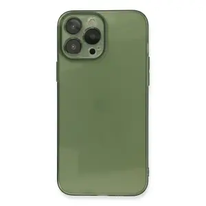 Apple İphone 13 Pro Kılıf Fly Lens Silikon - Yeşil
