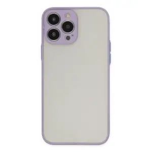 Apple İphone 13 Pro Kılıf Montreal Silikon Kapak - Mor