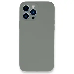 Apple İphone 13 Pro Max Kılıf Lansman Legant Silikon - Gri