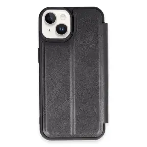 Apple İphone 14 Kılıf Flip Cover - Siyah