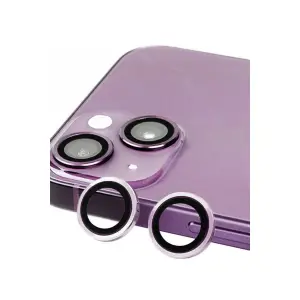 Apple İphone 14 Plus Raze Metal Kamera Lens - Mor
