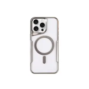Apple İphone 14 Pro Max Kılıf Boyi Magsafe Silikon Kapak - Gümüş