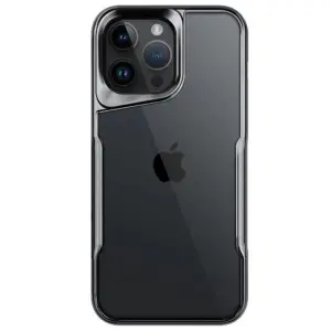 Apple İphone 15 Pro Max Kılıf Boyi Silikon Kapak - Titan Gri
