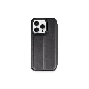 Apple İphone 15 Pro Max Kılıf Flip Cover - Siyah