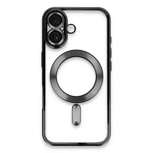 Apple İphone 16 Kılıf Kross Magneticsafe Kapak - Siyah