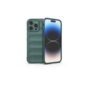 Apple İphone 16 Pro Max Kılıf Optimum Silikon - Koyu Yeşil