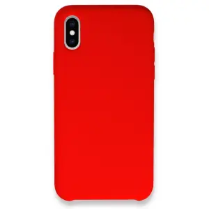 Apple İphone X Kılıf Lansman Legant Silikon - Kırmızı