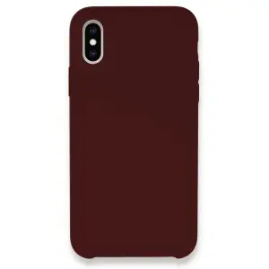 Apple İphone Xs Max Kılıf Lansman Legant Silikon - Bordo