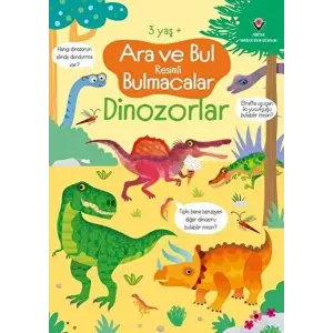 Ara ve Bul li Bulmacalar - Dinozorlar