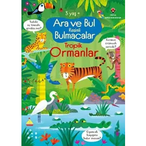 Ara ve Bul li Bulmacalar Tropik Ormanlar