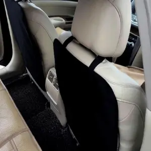 Araba Koltuk Arkası Koruyucu 2 li Kılıf - Siyah