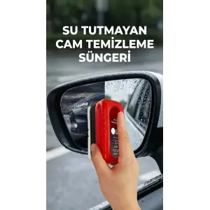 Araç Camı İçin Su Tutmaz Temizleme Süngeri - Pratik Kullanım