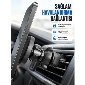 Araç Havalandırma Izgarası İçin Mıknatıslı Telefon Tutucu Stand