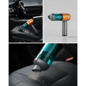 Araç İçin El Tipi Süpürge Güçlü Motor ve Uzun Pil Ömrü