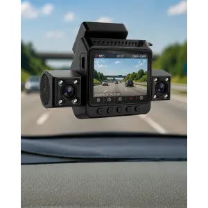 Araç Ön Arka İç Kamera Sistemi Full HD Hareket Sensörlü Kayıt Cihazı
