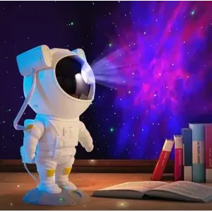 Astronot, Galaksi, Projektör, Uzaktan Kumandalı, Gece Lambası Bwr-47 Bx40