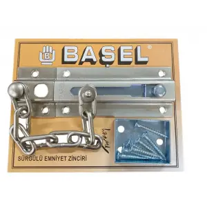 Başel Sürgülü Kapı Emniyet Zinciri Saten