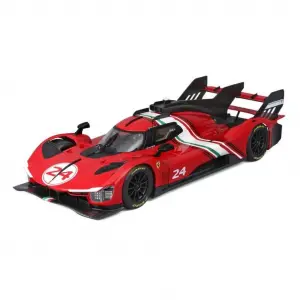 Bburago 1/18 Ferrari Racing 499P Modificanta Model Araba