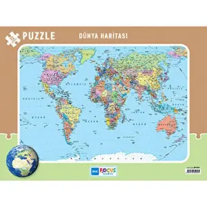 Blue Fus 72 Parça Dünya Hası  Puzzle
