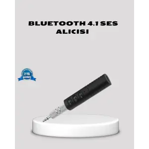 Bluetooth 4.1 Müzik Alıcısı 3.5mm Aux Girişli Mini Kablosuz Adaptör