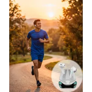 Bluetooth 5.1 Oyuncu Kulaklığı  Gaming Kulaklık iPhone 13 iPhone 15 Samsung S21 Xiaomi Note 12 Uyumlu