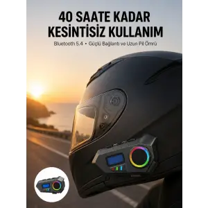 Bluetooth 5.4 Kablosuz Hoparlör IP65 Su Geçirmez ve 40 Saat Uzun Pil Ömürlü