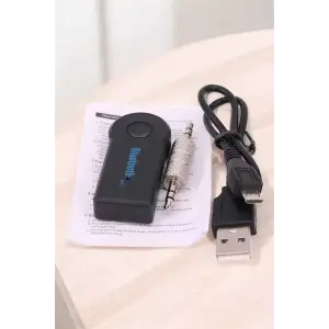 Bluetooth Araç Kiti Bt 350 Aux Çıkışlı Tüm Araçlara Uyumlu